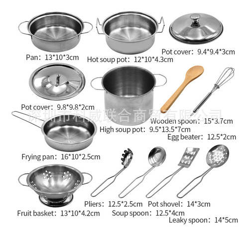 Set De Utensilios De Cocina Para Niñas Chef Boys Y (azul) Ba