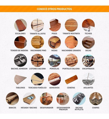 Tablero Alistonado Maderas Varias 40 Mm X 0,90 X 3.00 Mts