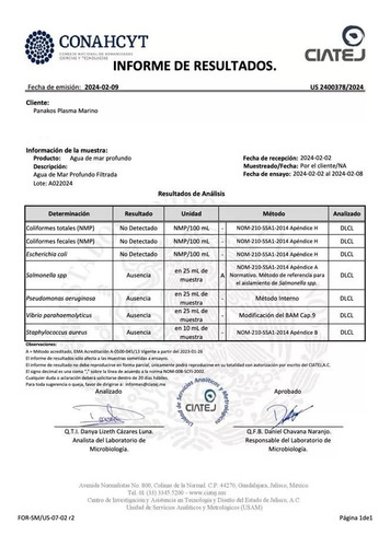 Plasma Marino Hipertónico 3 Litros