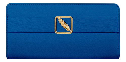 Cartera Para Dama Elegante Compartimento Cierre Saw031-1 Color Azul - Bl Gbw-501