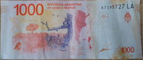 Billete $ 1000, Error Numeración Desalineada