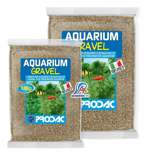 Arena Fina Mostaza, Sustrato Para Acuario. Prodac 2,5kg