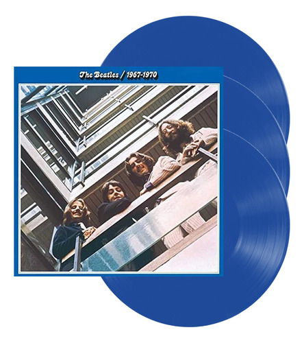 The Beatles 1967 - 1970 Importado Blue Azul 3 Lp Vinyl Versión Del Álbum Estándar