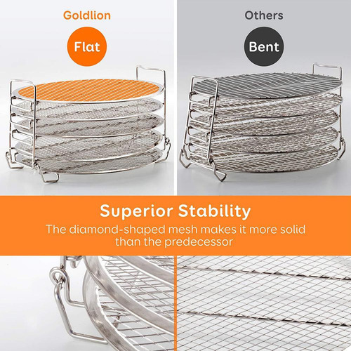 Soporte Para Freidora De Aire De 5 Niveles Compatible Con Ni