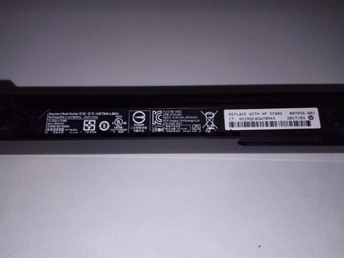 Bateria Original Lap Top Hp Mod. Hstnn-lb6u 