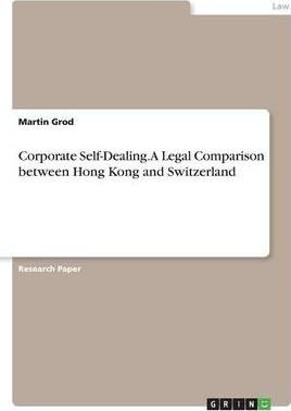 Libro Corporate Self-dealing. A Legal Comparison Between ...