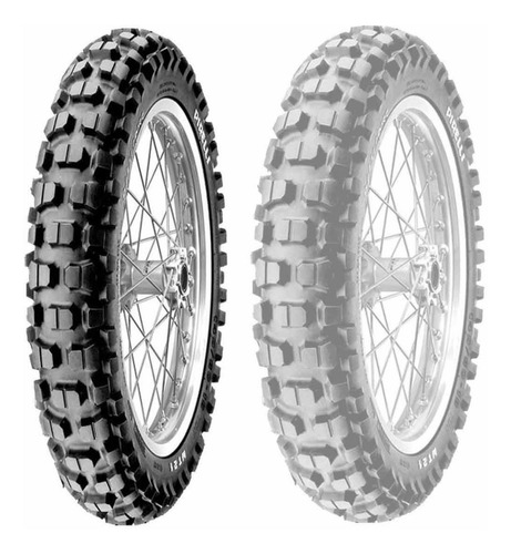 Imagen 1 de 3 de Cubiertas Pirelli Enduro Street Mt21 80/90-21 Pirelli 9087