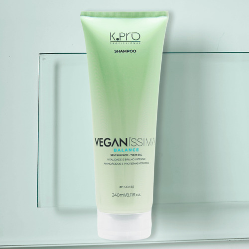 K.pro Shampoo Balance Veganíssima Vegano Sem Sal 240ml