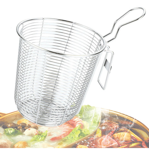 Cesta De Freedos Cesta Food Food Fried Frito Acero