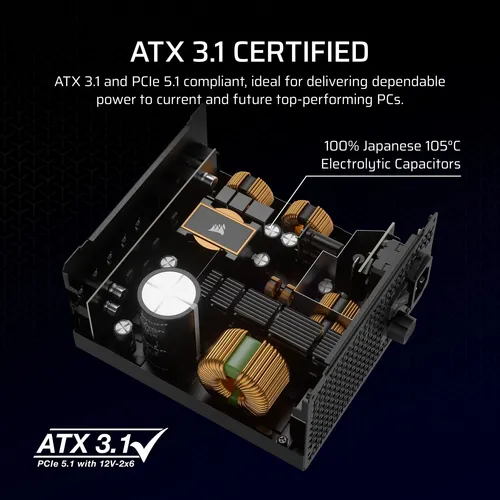 Fuente De Alimentación Corsair Rm750x 750w Atx 3.1 Modular N