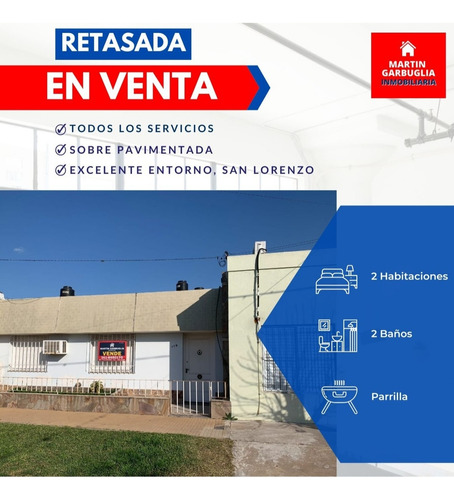 Vendo Casa + Terreno En San Lorenzo 