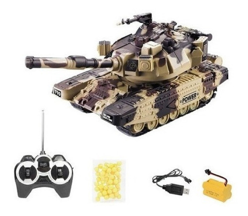 Heavy Scale 1:32 Rc Battle Tank Modelo De Coche De Juguete I Color Yellow Style 2 Personaje As Shown
