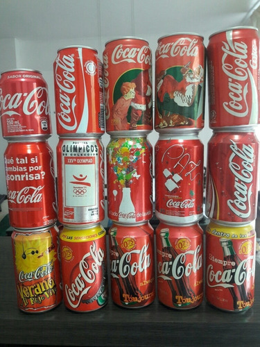 Antigua Lata De Gaseosa Coca Cola - Lote X 12 Mwj L10