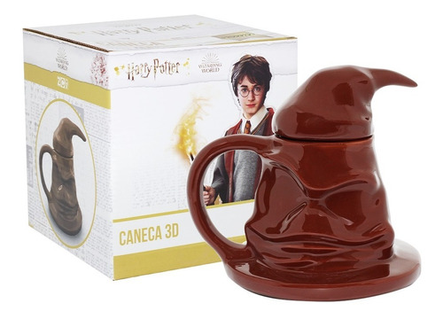 Caneca Formato 3d Chapéu Seletor 350ml Harry Potter Original