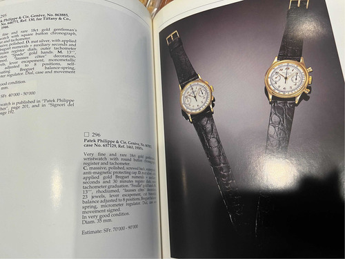 Catálogo Subasta Relojes Antiquorum 1991 Octubre 20 (Usado)