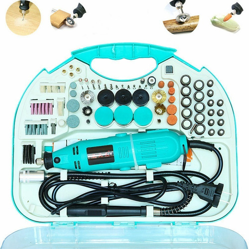 Imagen 3 de 10 de Taladro Forma Dremel Kit 211pcs 130w 8000-30000rpm