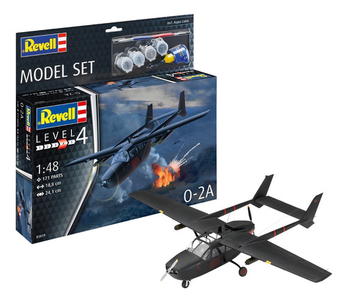 Revell 63819 O-2a 1/48 Model Set