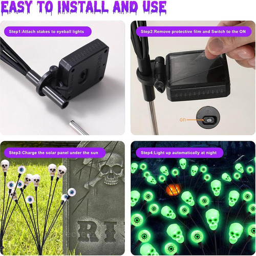 Luces Oscilantes Al Aire Libre Halloween Luces Oscilantes