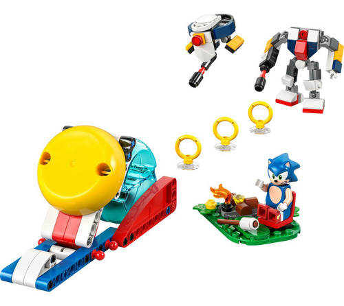 Lego Sonic The Hedgehog Batalla De Sonic En La Fogata 177 Pz 177 Lego Gaming