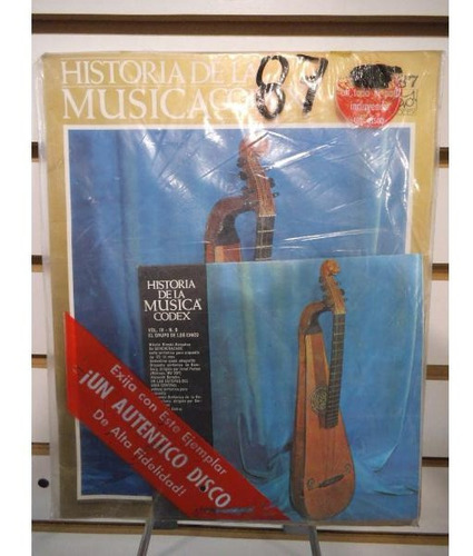 Historia De La Musica Codex 87 Fasiculo Y Disco Lp Acetato