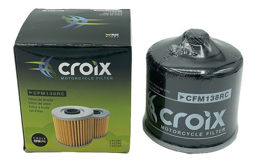 Imagen 1 de 3 de Filtro De Aceite Moto Suzuki Gsx250 17-18 Croix Cfm138rc