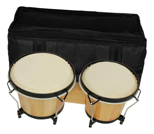Madera Bongo Drum Congas Druming Ayuda Ayuda Para Tocar