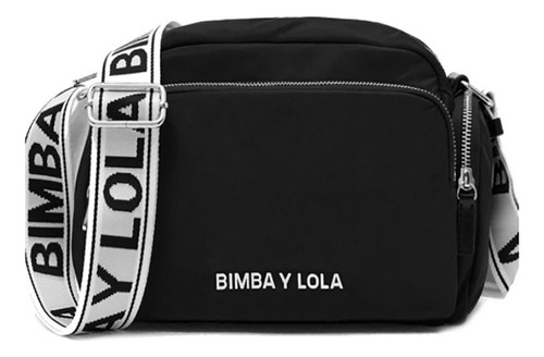 Bolso Moderno For Mujer Bimba And Lola De Nailon Negro Lj