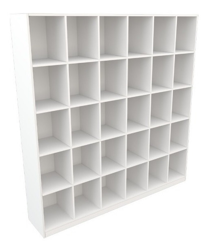 Armário Colmeia M2 100% Mdf (closet Lojas Roupas Expositor) Cor Branco