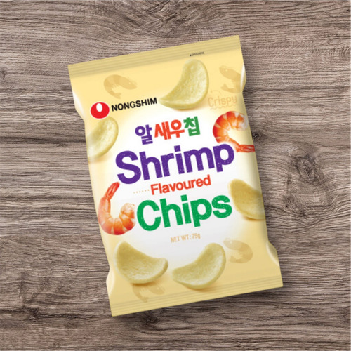 Salgadinho Camarão Nongshin Shrimp Chips Korea 75g
