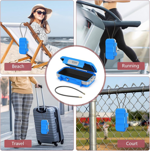 Caja Fuerte Impermeable Con Combinación Para Viajes