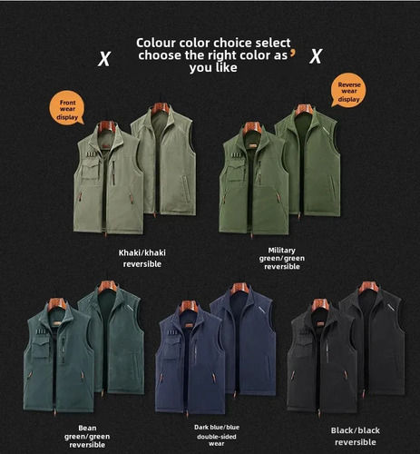 Chaleco De Pana Con Forro Polar Para Hombre, Con Capucha, Pa