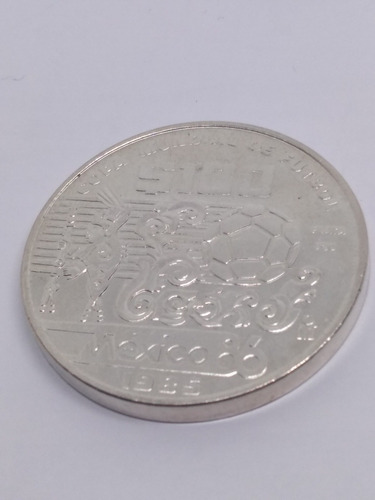 Imagen 6 de 6 de Set De 3 Monedas Plata Ley 720 Mundial México 86 Inmaculadas