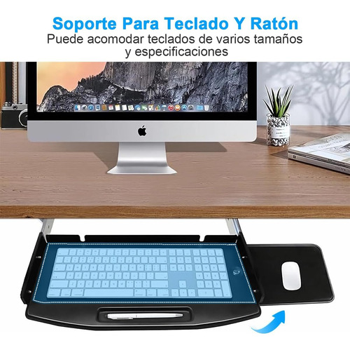 Base Soporte Para Teclado Computadora Escritorio Deslizante