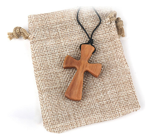 - V Collar De Cruz De Madera, Crucifijo De Madera, Regalo