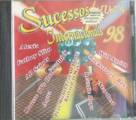 Cd Sucessos Internacionais 98 Vol 4 Inedit 1999