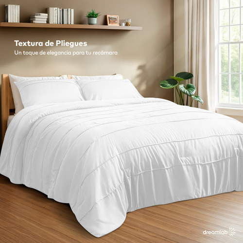 Set Edredón King Size Acolchado Textura Dreamlab