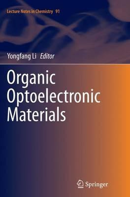 Libro Organic Optoelectronic Materials - Yongfang Li