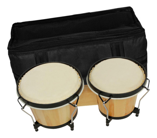 Madera Bongo Drum Congas Druming Ayuda Ayuda Para Tocar