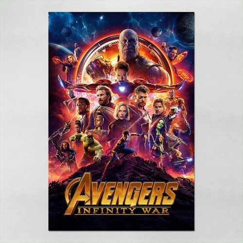 Poster 40x60cm Avengers Infinity War - Vingadores - 1