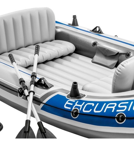 Imagen 3 de 6 de Bote Inflable Excursion 4 Sport Series Intex, Acuarela