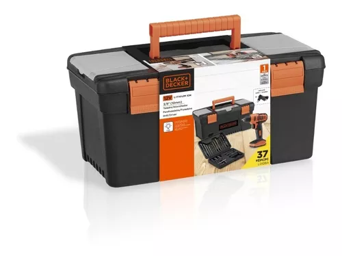 Taladro Black and Decker LD12BA-BA 3/8 12 V + Kit Brocas – FERREKUPER