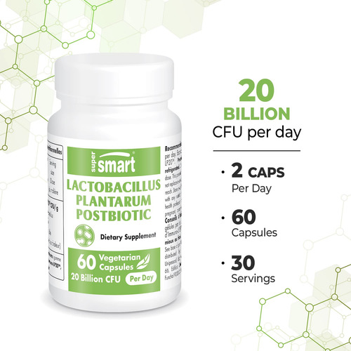 Suplemento Supersmart Lactobacillus Plantarum Postbiotic 20b
