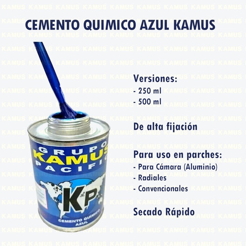 3pz Pegamento Cemento Super Azul 250ml Para Parches En Frio