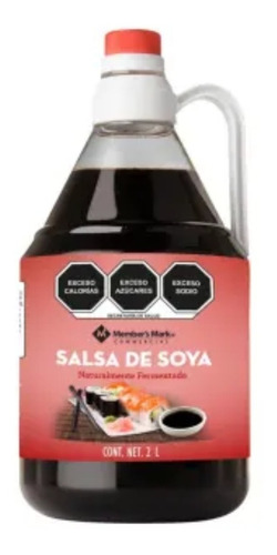 Salsa De Soya Naturalmente Fermentada Members Mark 2 Lts