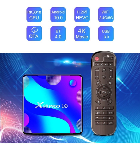 Tv Box Pro Smart Tv, Android 10.0 X88pro 2gb 16gb