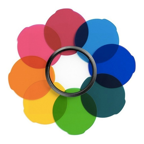 Imagen 1 de 2 de Juego Filtros Multicolor Para Lámparas Led Lumie Mlfiltercol