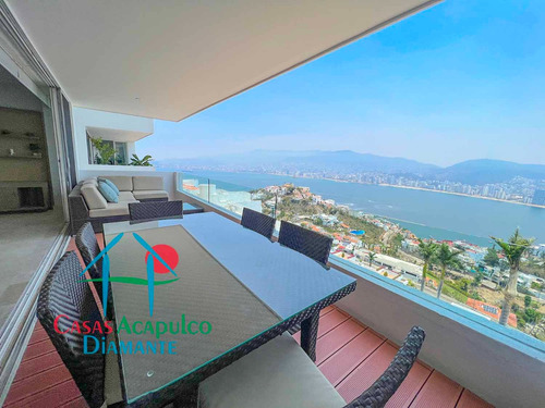 Cad Brisas Diamante T6 189. Dos Terrazas Y Vista Espectacular A La Bahía De Acapulco