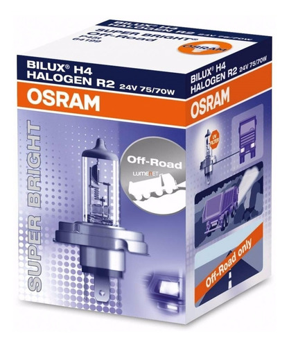 Lampara Halogena H4 24v 75/70w P45t Osram Super Bright