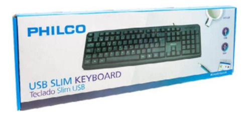 Teclado Computador Slim Usb Keyboard Philco