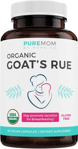 Puremom Organic Goat's Rue Libre De Gluten 60 Caps Sfn 